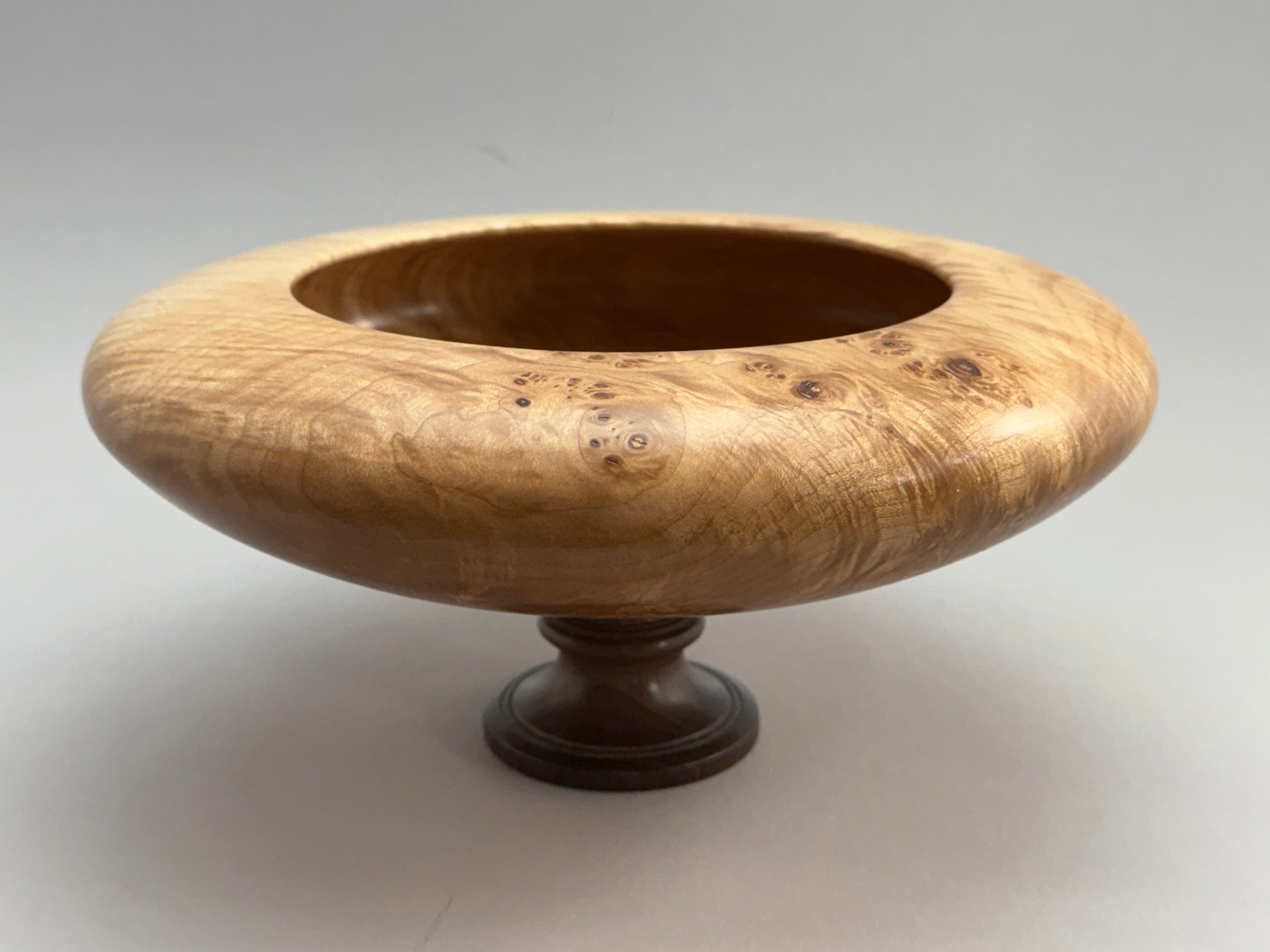 Maple Pedestal Bowl