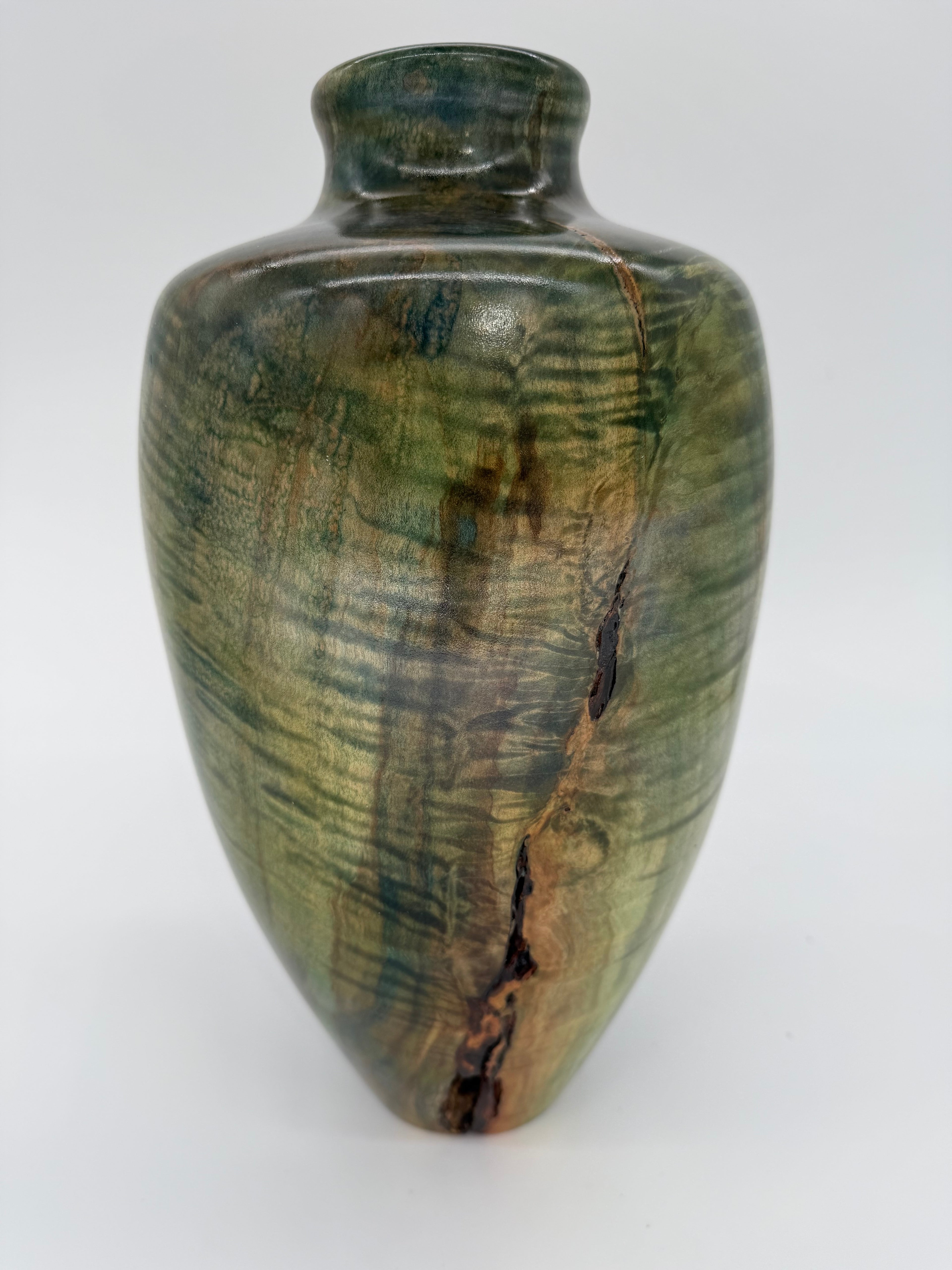 Green Maple Vase